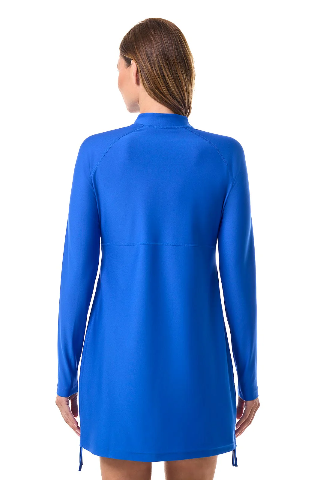 Women's Lawai Ruche Swim Shirt | Baja Blue - Image 5