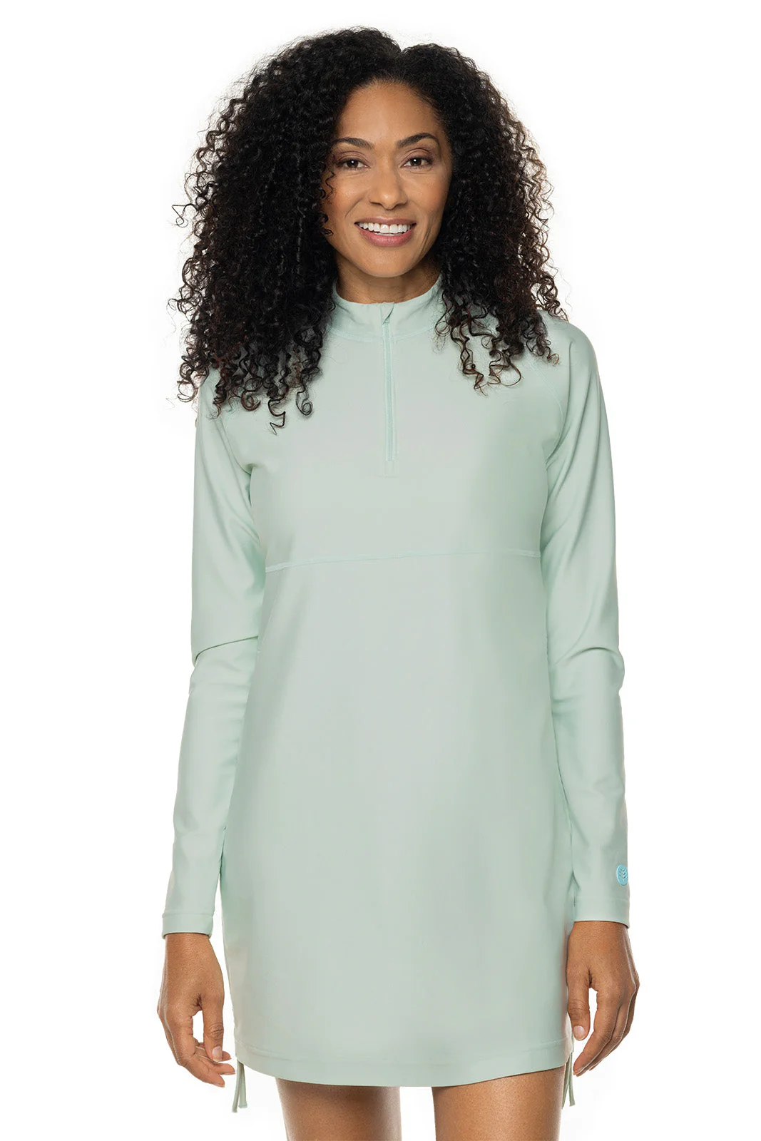Women's Ruche Long Sleeve Swim Shirt | Clearance Parent - Image 5