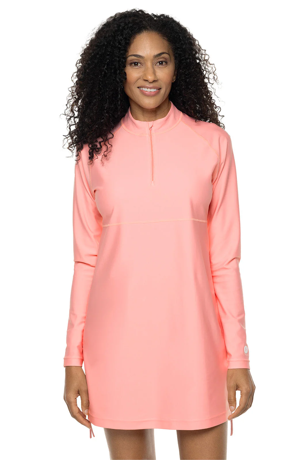 Women's Ruche Long Sleeve Swim Shirt | Regular Parent - Image 12