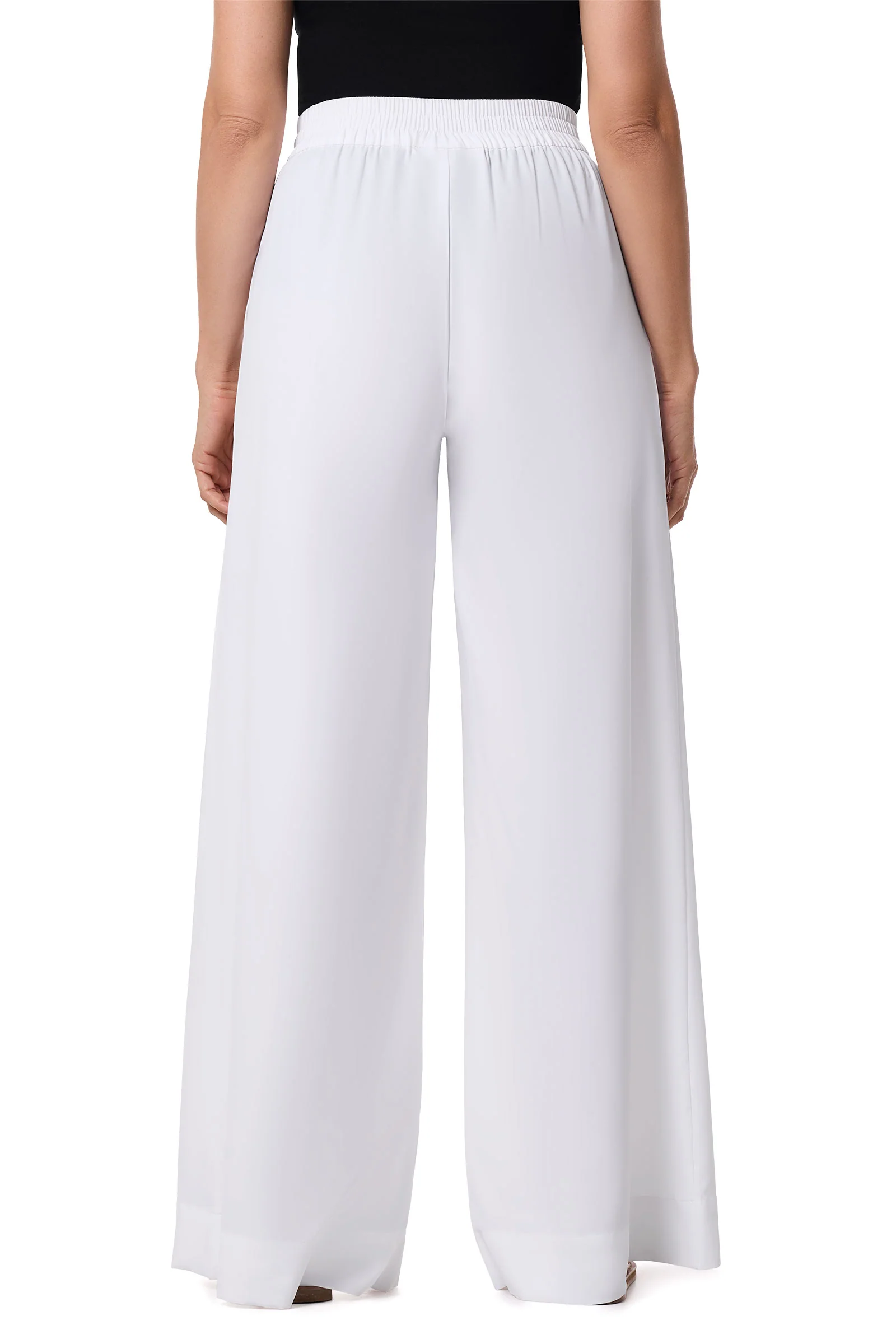 Women's Leros Wide Leg Pants | White - Image 4