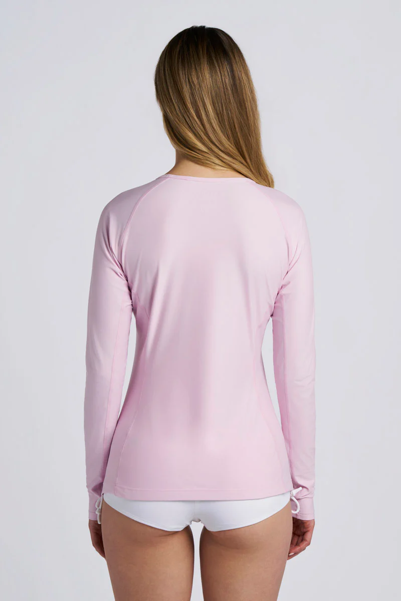 Women's Hightide Lite Long Sleeve Swim Shirt | Powder - Image 5