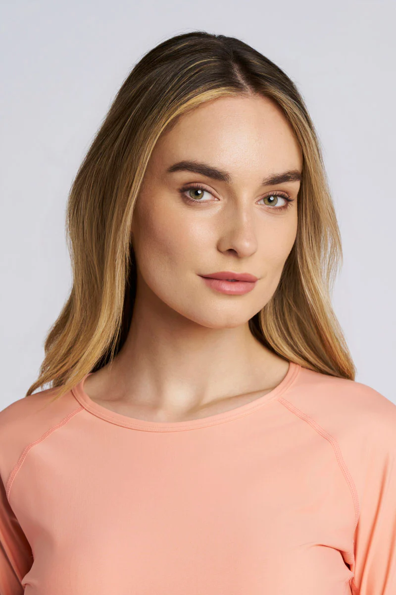 Women's Hightide Lite Long Sleeve Swim Shirt | Soft Blush - Image 6