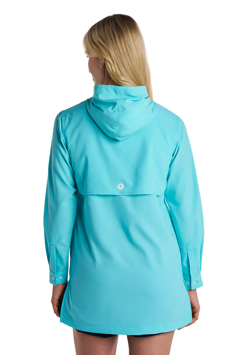Iztapa Coastal Sun Shirt | Coolibar Blue - Image 4