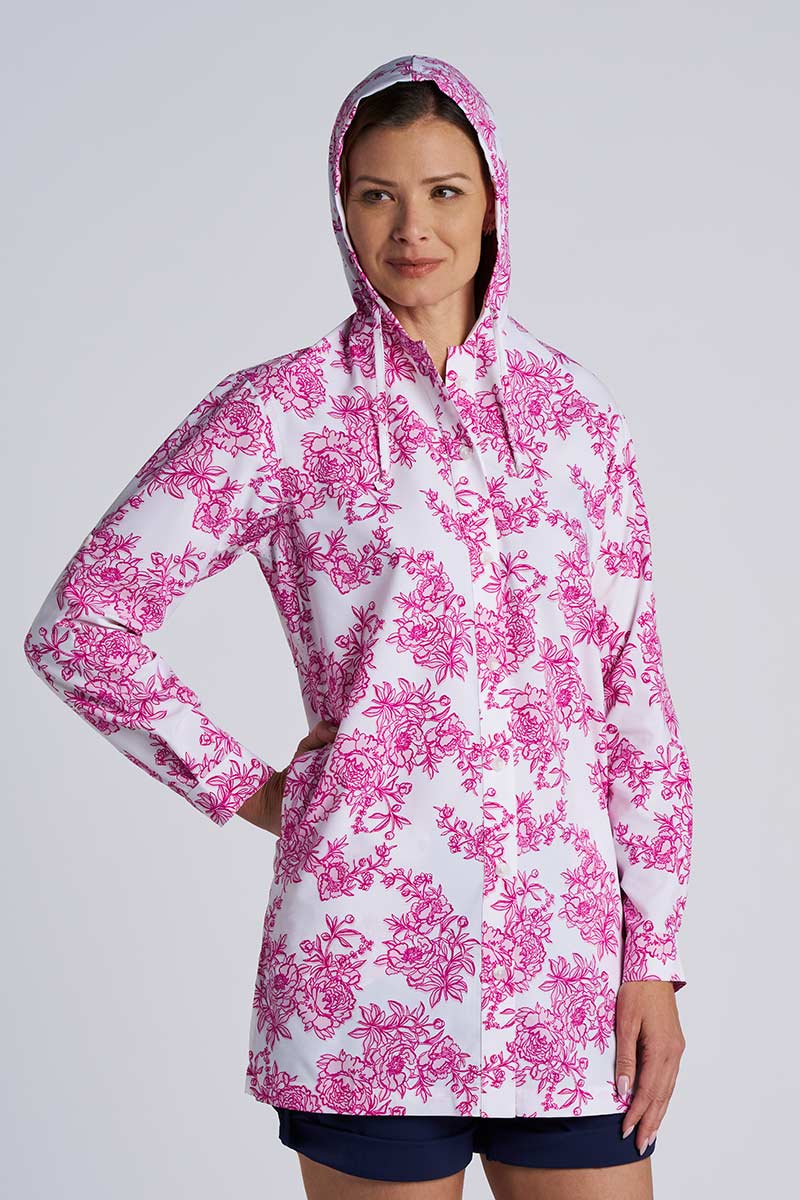 Iztapa Coastal Sun Shirt | Fuchsia Bouquet - Image 5