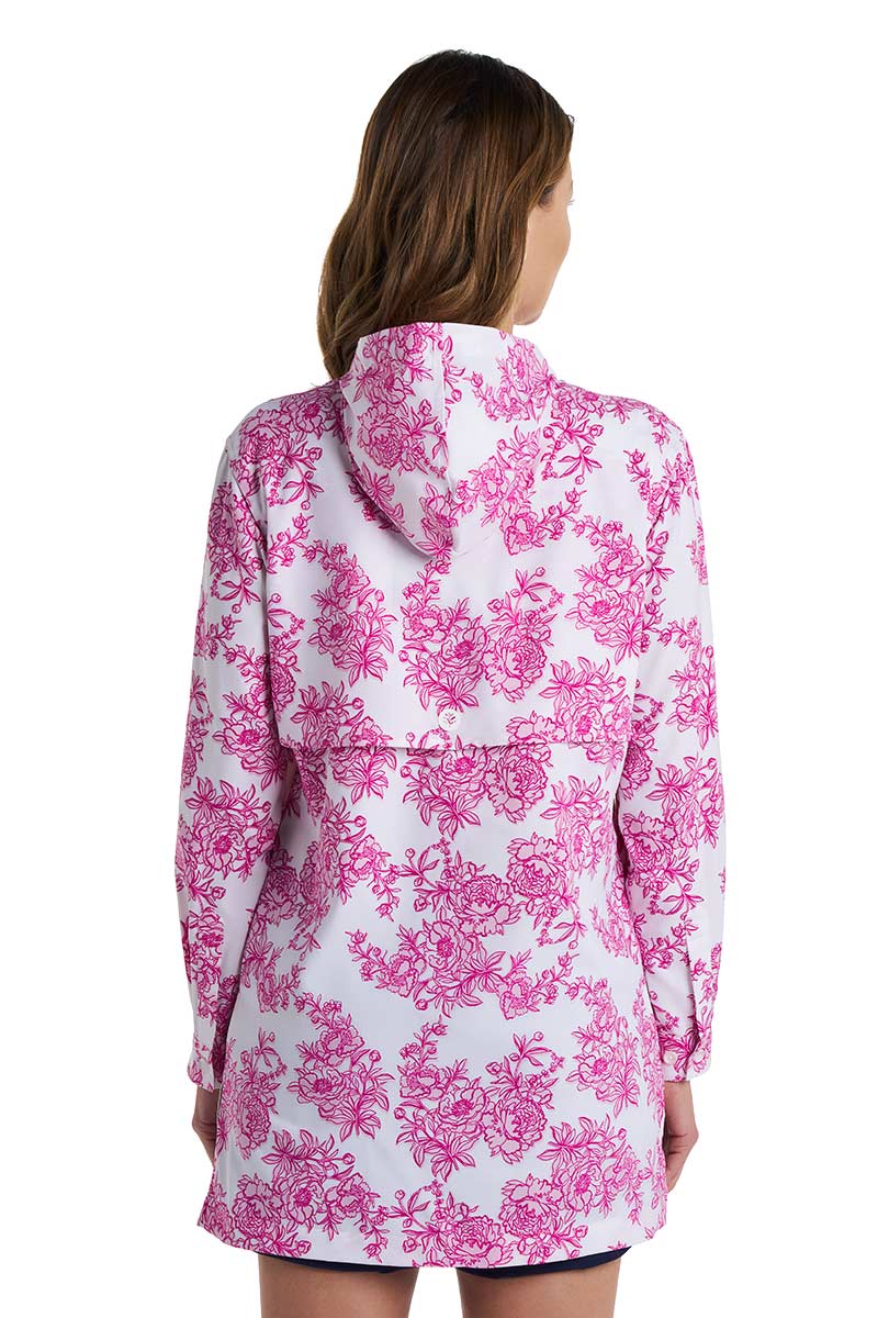 Iztapa Coastal Sun Shirt | Fuchsia Bouquet - Image 7