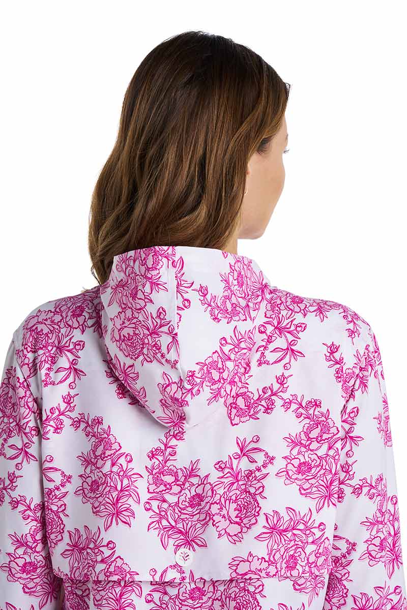 Iztapa Coastal Sun Shirt | Fuchsia Bouquet - Image 8