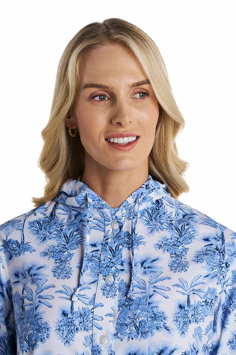 Iztapa Coastal Sun Shirt | Periwinkle Isla Bonita - Image 5