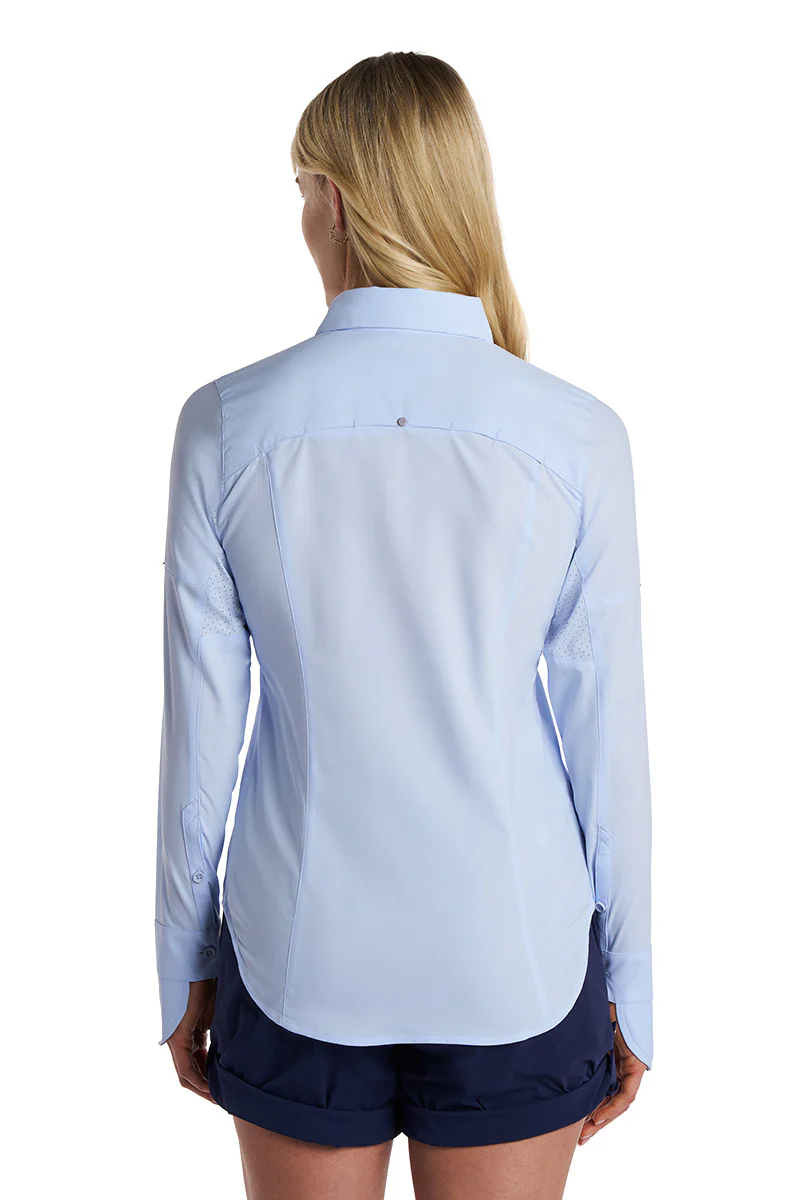 Women's Kodia Long Sleeve Fishing Shirt | Periwinkle - Image 3