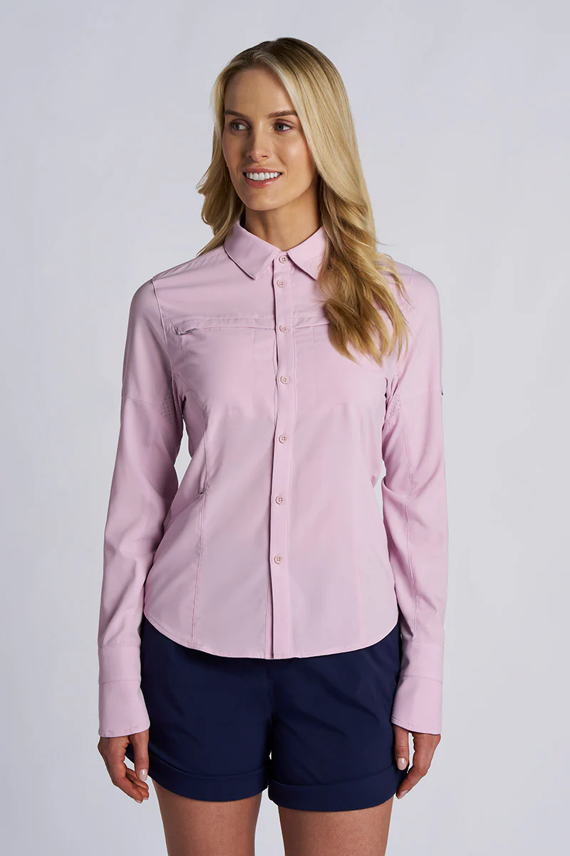Women's Kodia Long Sleeve Fishing Shirt | Powder - Image 2