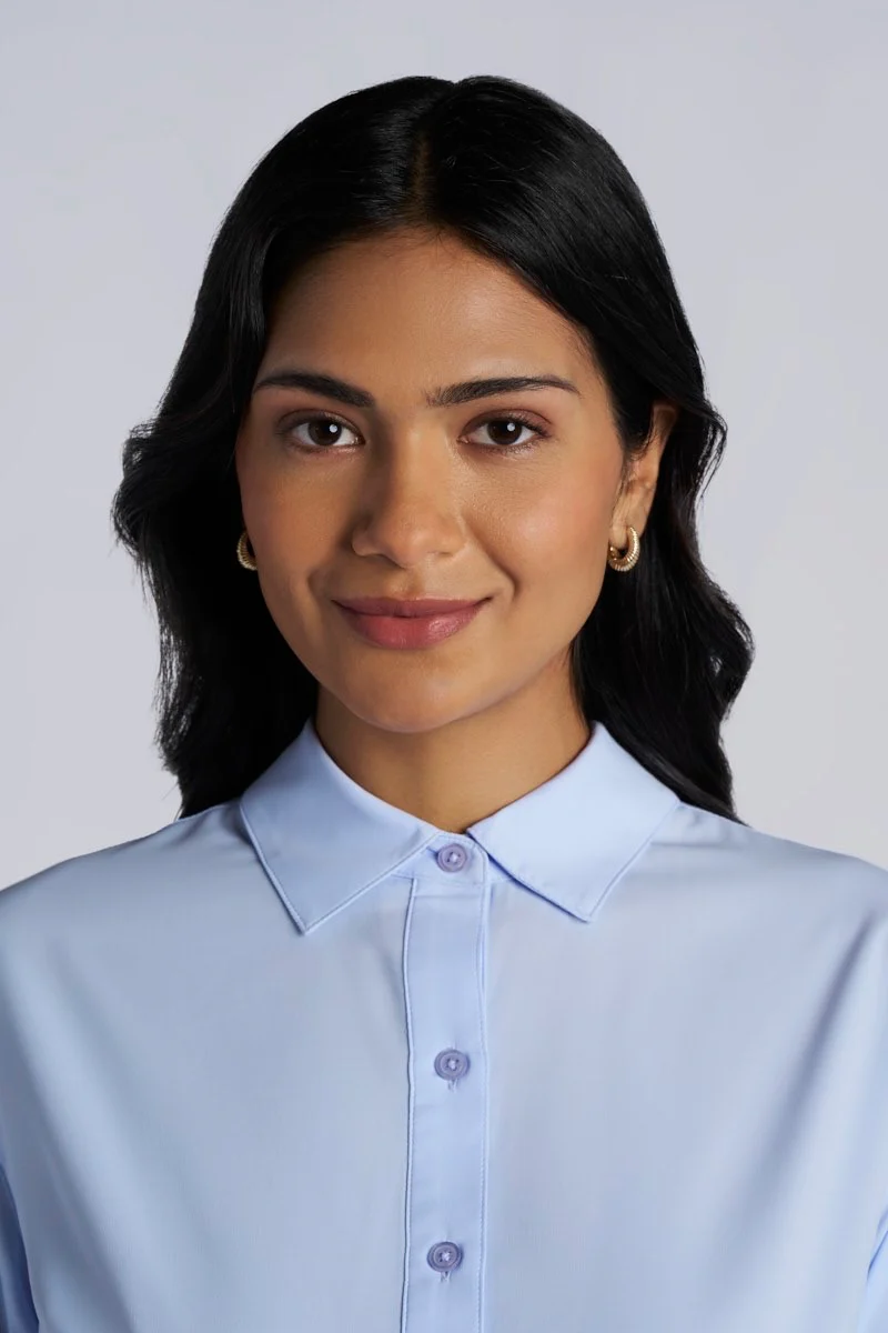 Women's Rhodes Long Sleeve Shirt | Periwinkle - Image 4