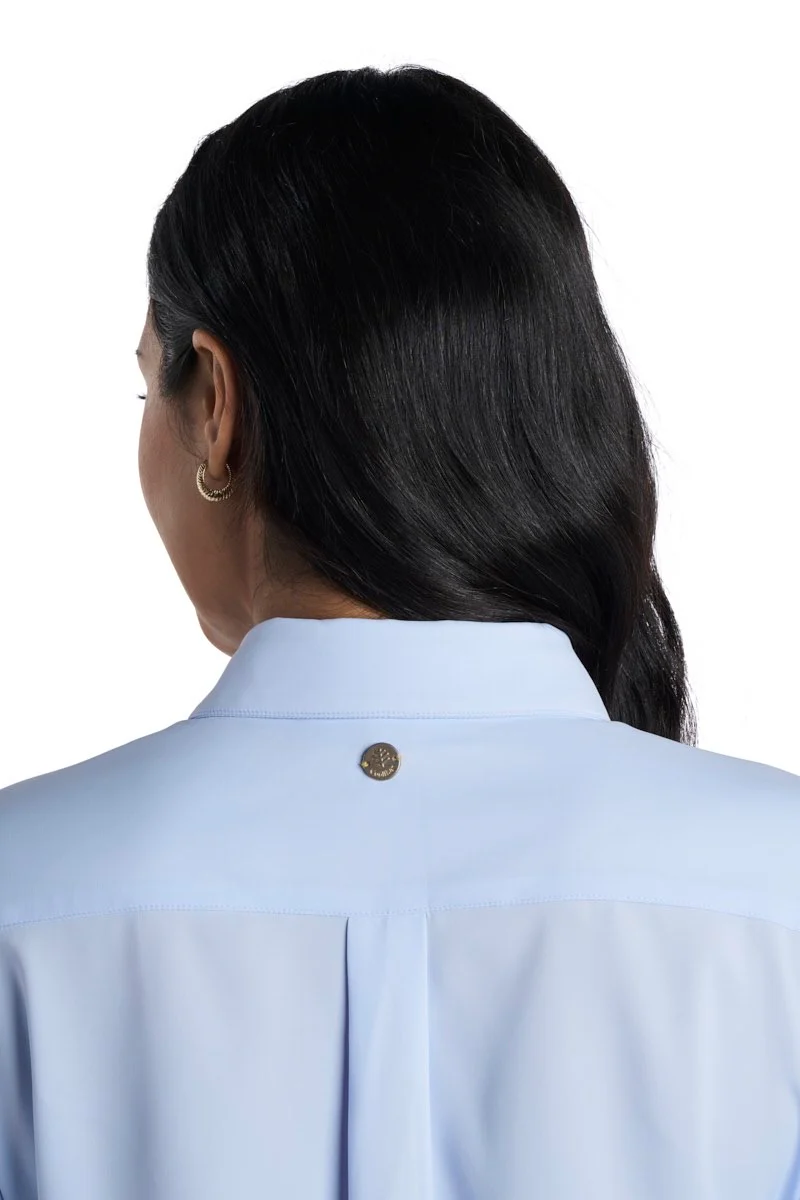 Women's Rhodes Long Sleeve Shirt | Periwinkle - Image 5