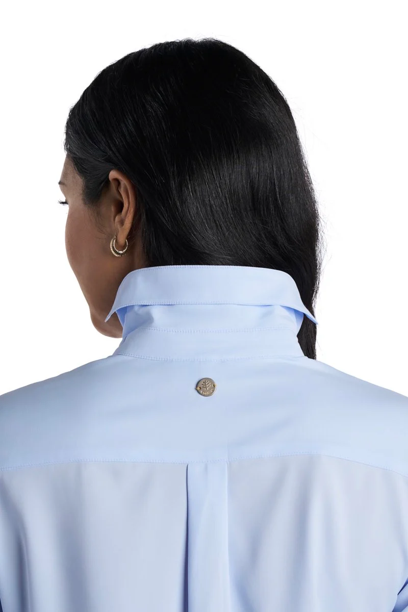 Women's Rhodes Long Sleeve Shirt | Periwinkle - Image 6