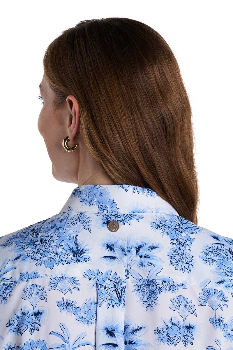Women's Rhodes Long Sleeve Shirt | Periwinkle Isla Bonita - Image 5