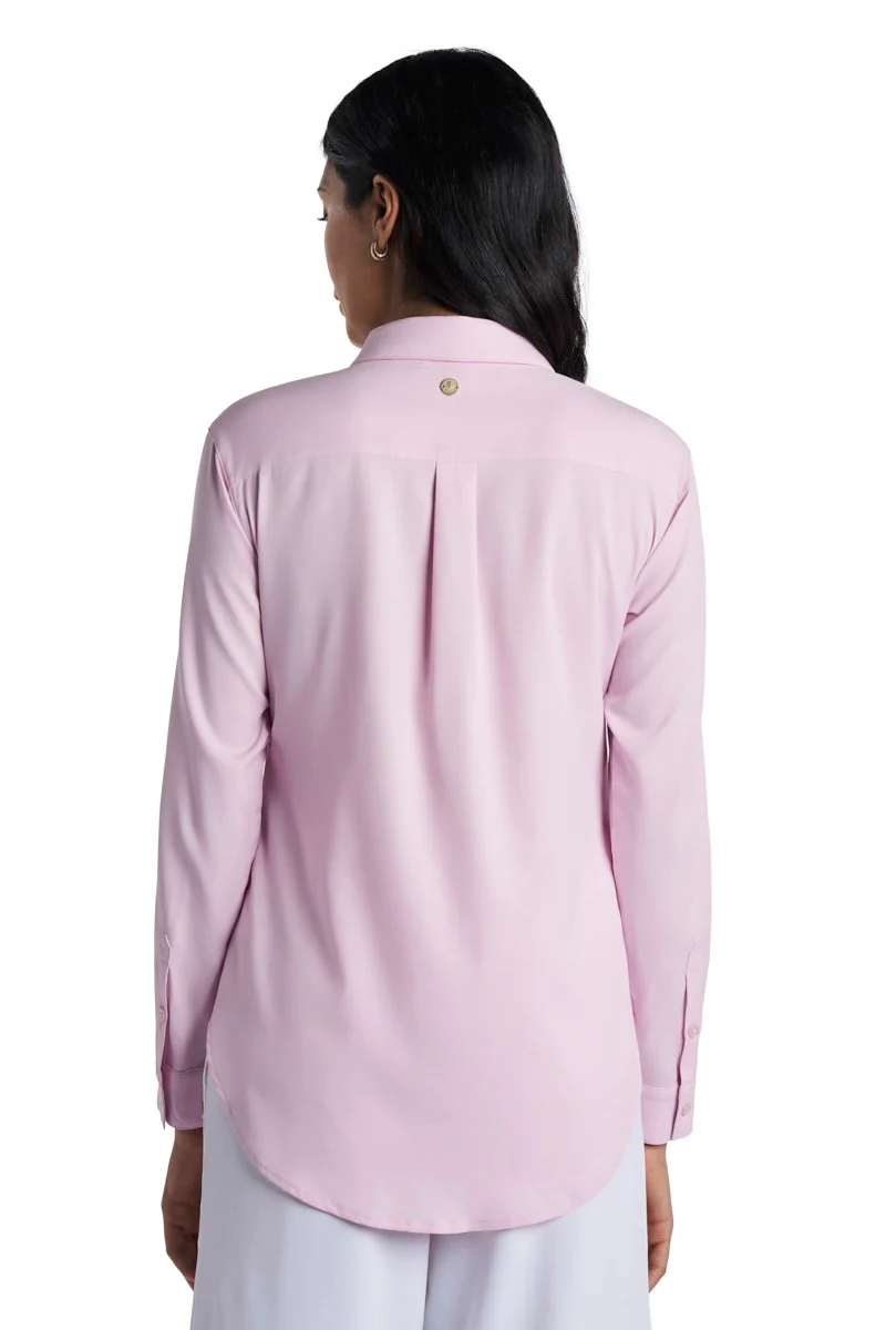 Women's Rhodes Long Sleeve Shirt | Powder - Image 4