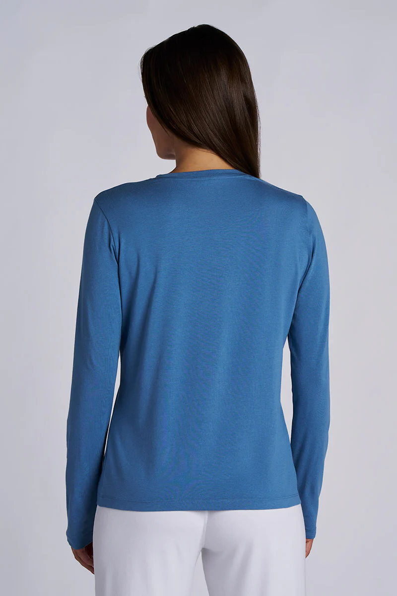 Women's Morada Everyday Long Sleeve T-Shirt | Blue Dusk - Image 2