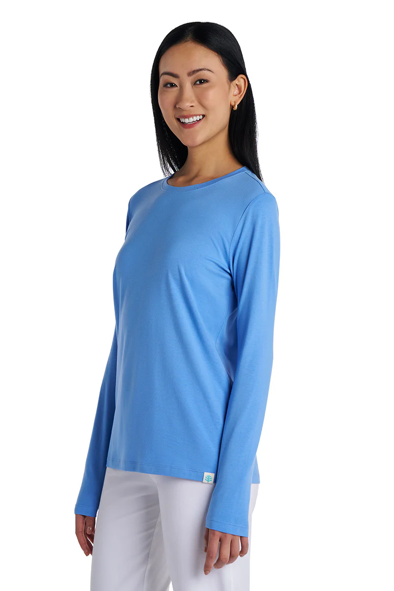 Women's Morada Everyday Long Sleeve T-Shirt | Bluebell - Image 3