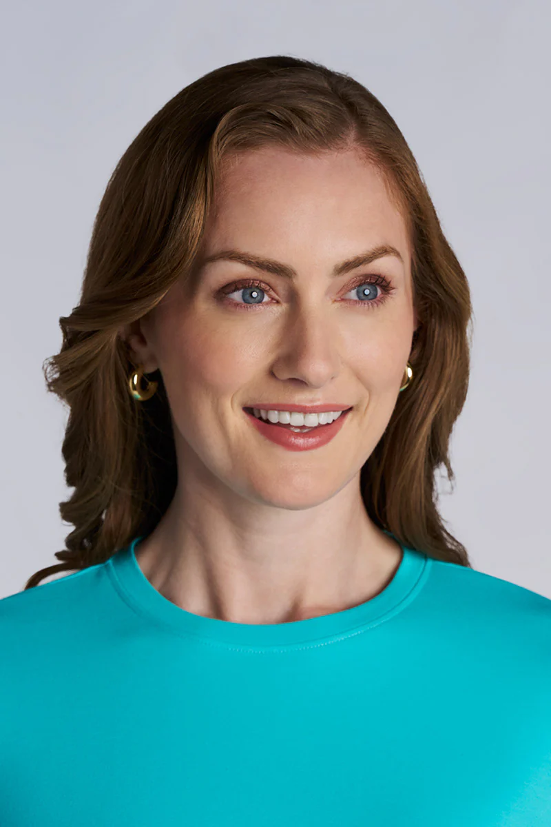 Women's Morada Everyday Long Sleeve T-Shirt | Coolibar Blue - Image 3