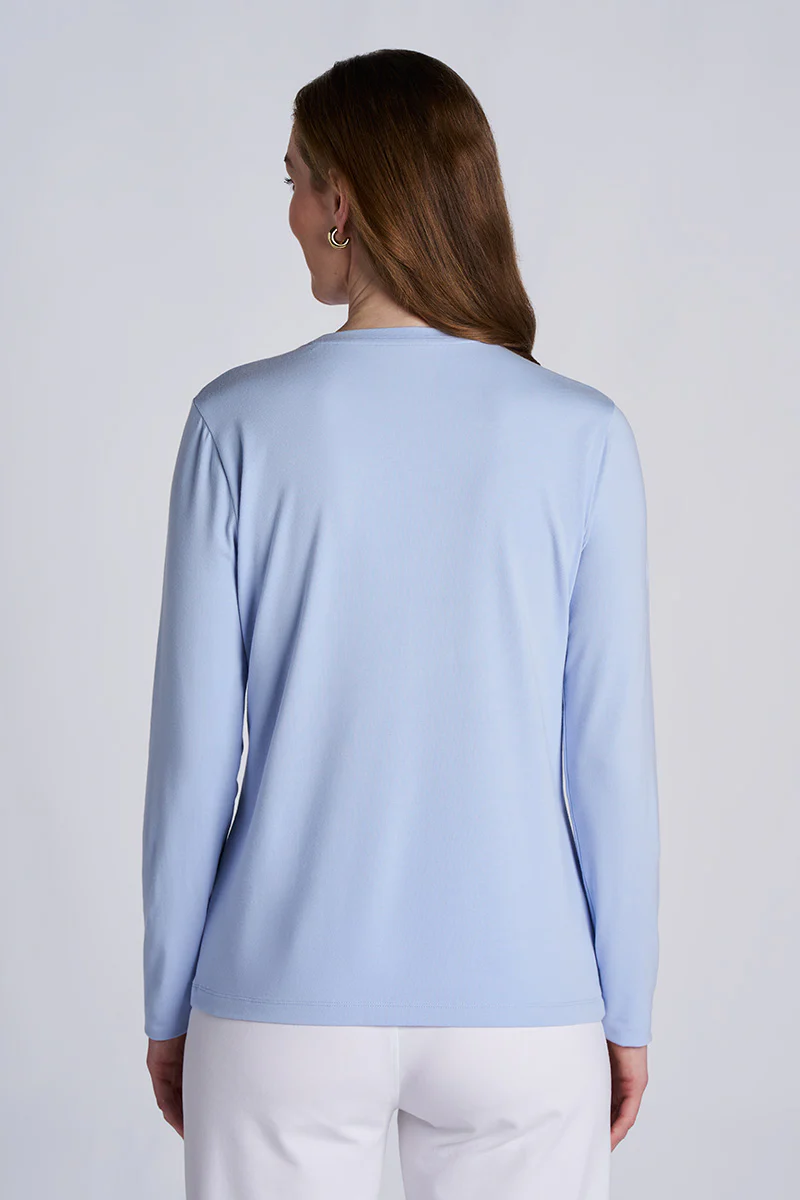 Women's Morada Everyday Long Sleeve T-Shirt | Periwinkle - Image 3