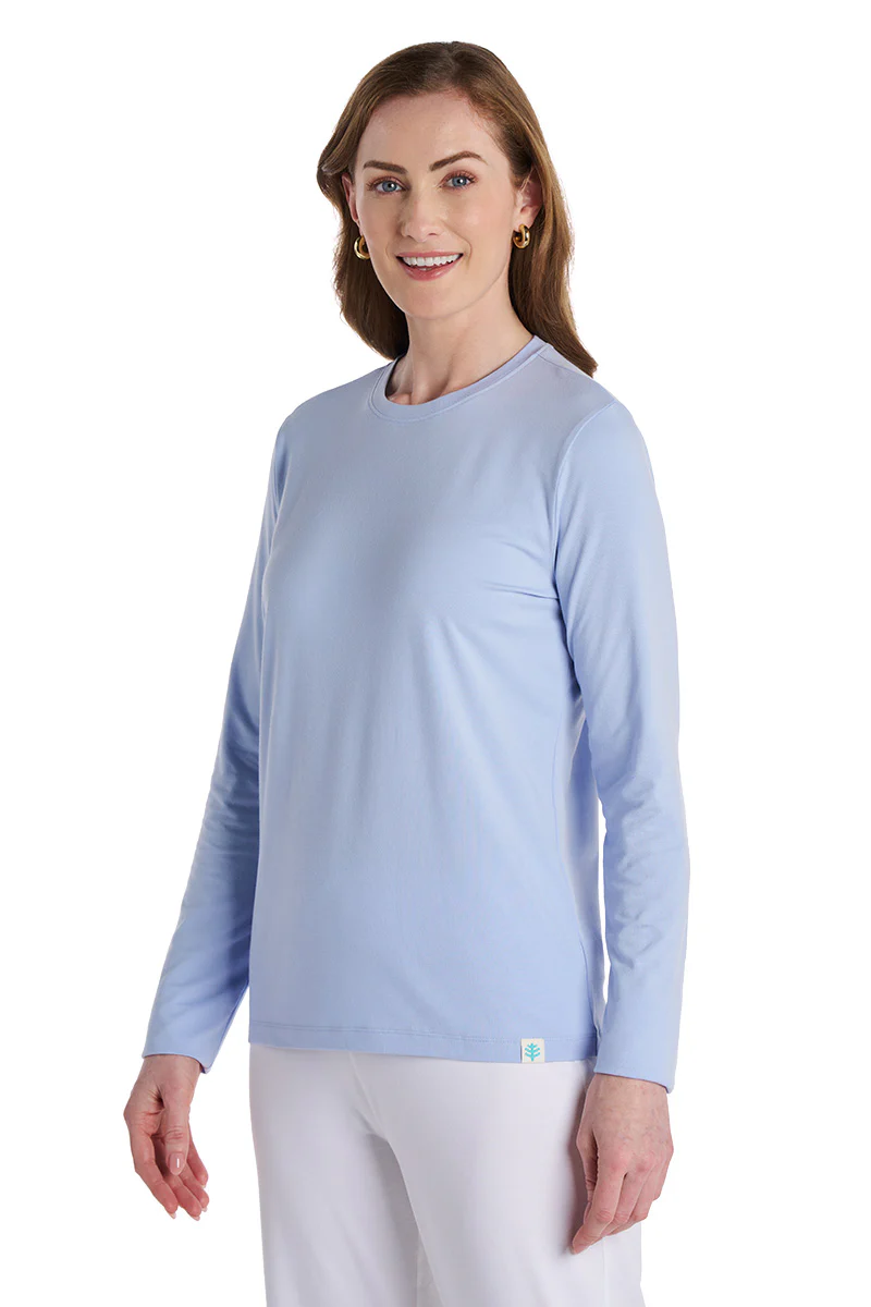 Women's Morada Everyday Long Sleeve T-Shirt | Periwinkle - Image 5
