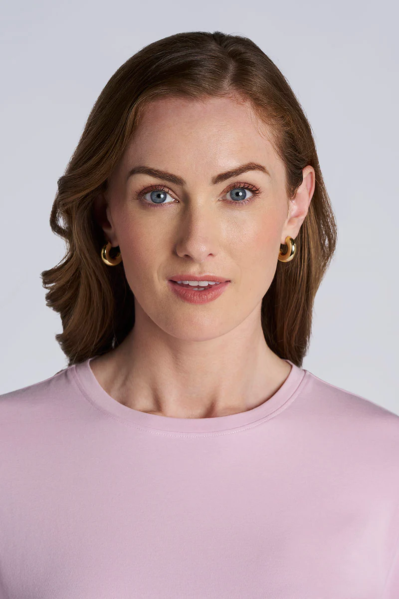 Women's Morada Everyday Long Sleeve T-Shirt | Powder - Image 4