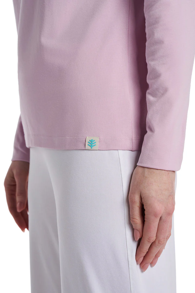 Women's Morada Everyday Long Sleeve T-Shirt | Powder - Image 6
