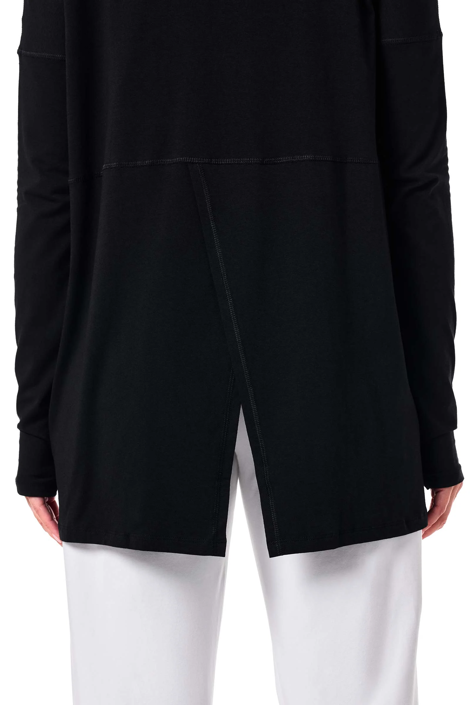 Women's LumaLeo Wrap with Back Slit | Black - Image 6