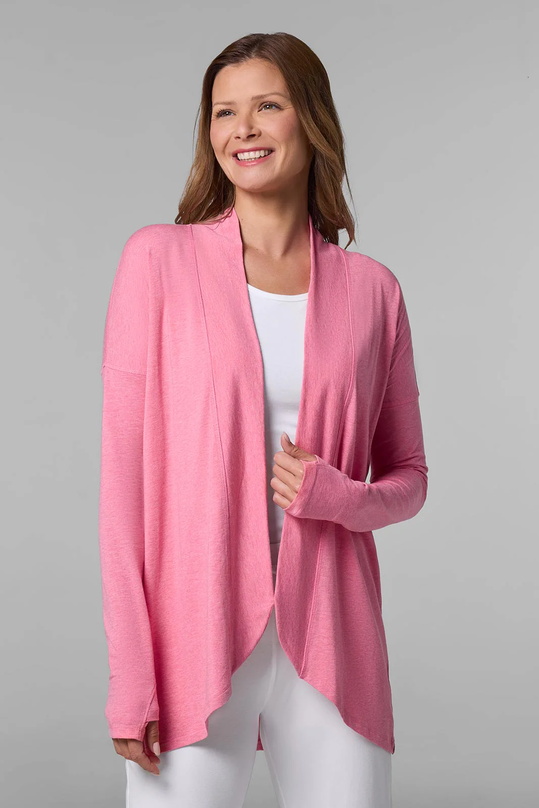 Women's Long Sleeve Sun Wrap with Back Slit | Regular Parent - Image 8