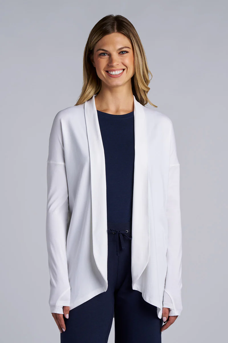 Women's Long Sleeve Sun Wrap with Back Slit | Regular Parent