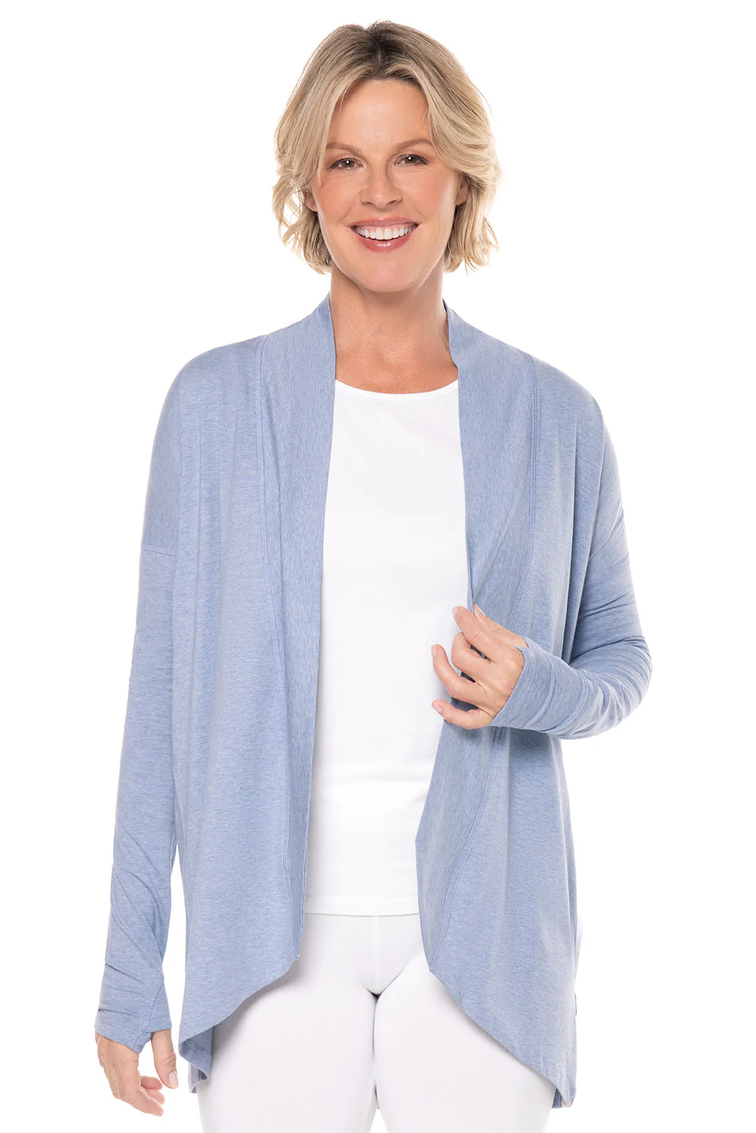Women's Long Sleeve Sun Wrap with Back Slit | Regular Parent - Image 2