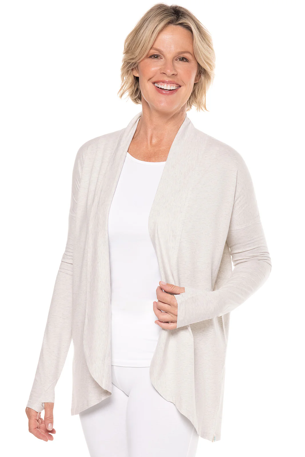 Women's Long Sleeve Sun Wrap with Back Slit | Regular Parent - Image 3