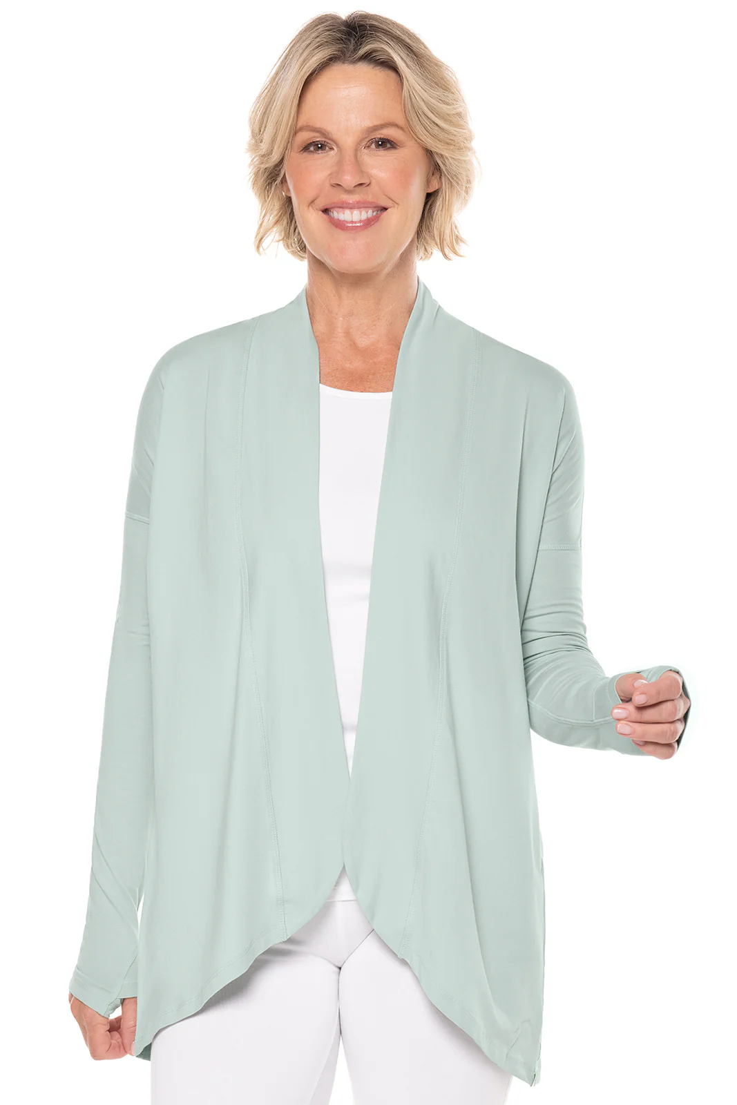 Women's Long Sleeve Sun Wrap with Back Slit | Regular Parent - Image 4