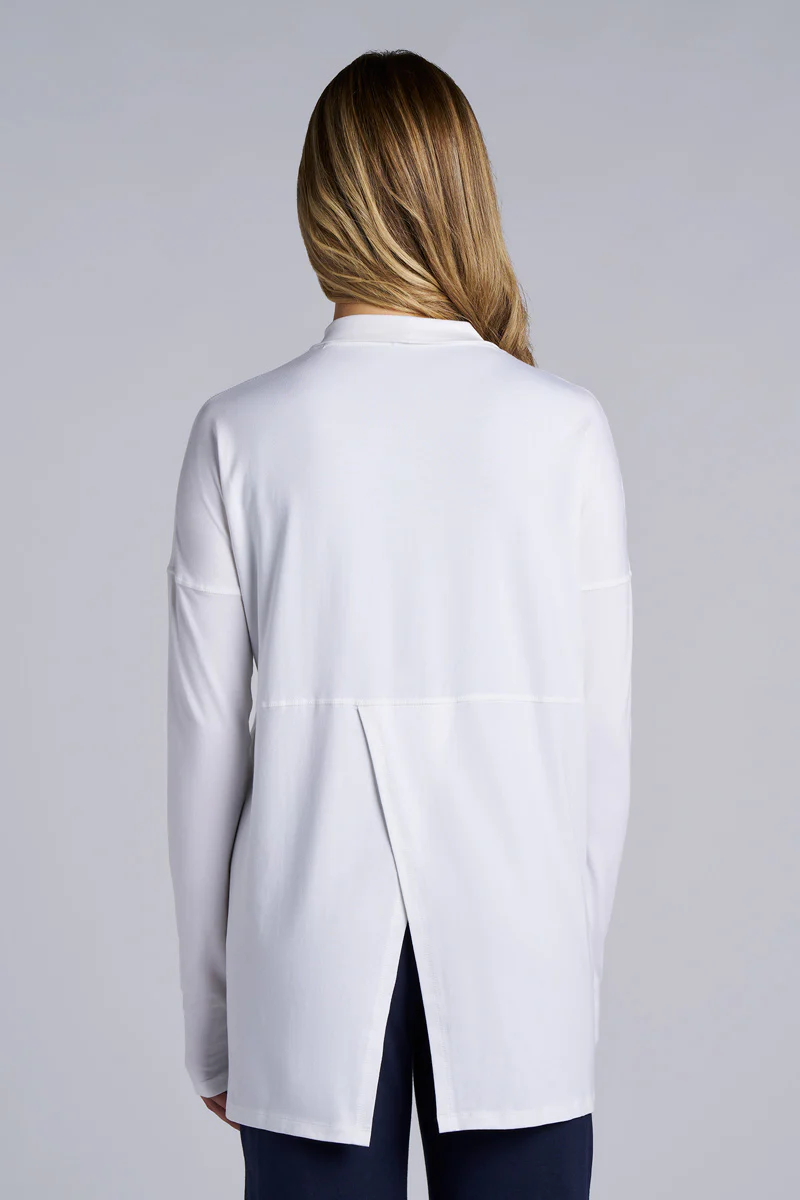 Women's LumaLeo Wrap with Back Slit | White - Image 2
