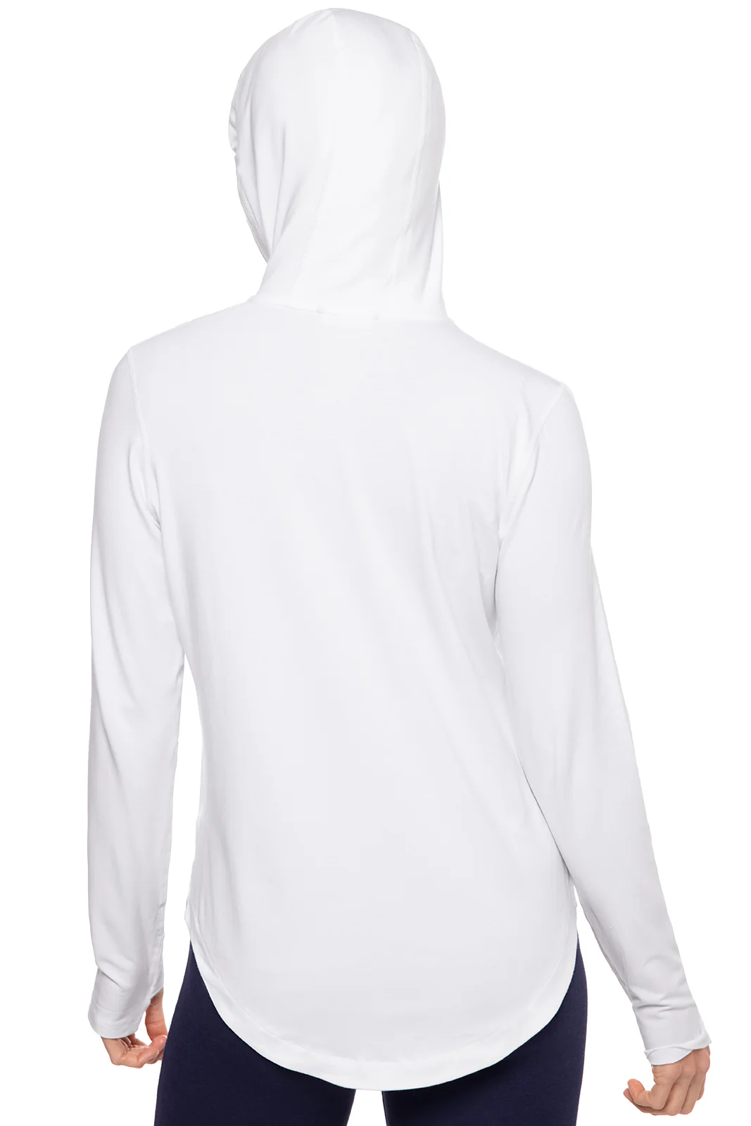 Women's LumaLeo Zip-Up Hoodie | White - Image 4