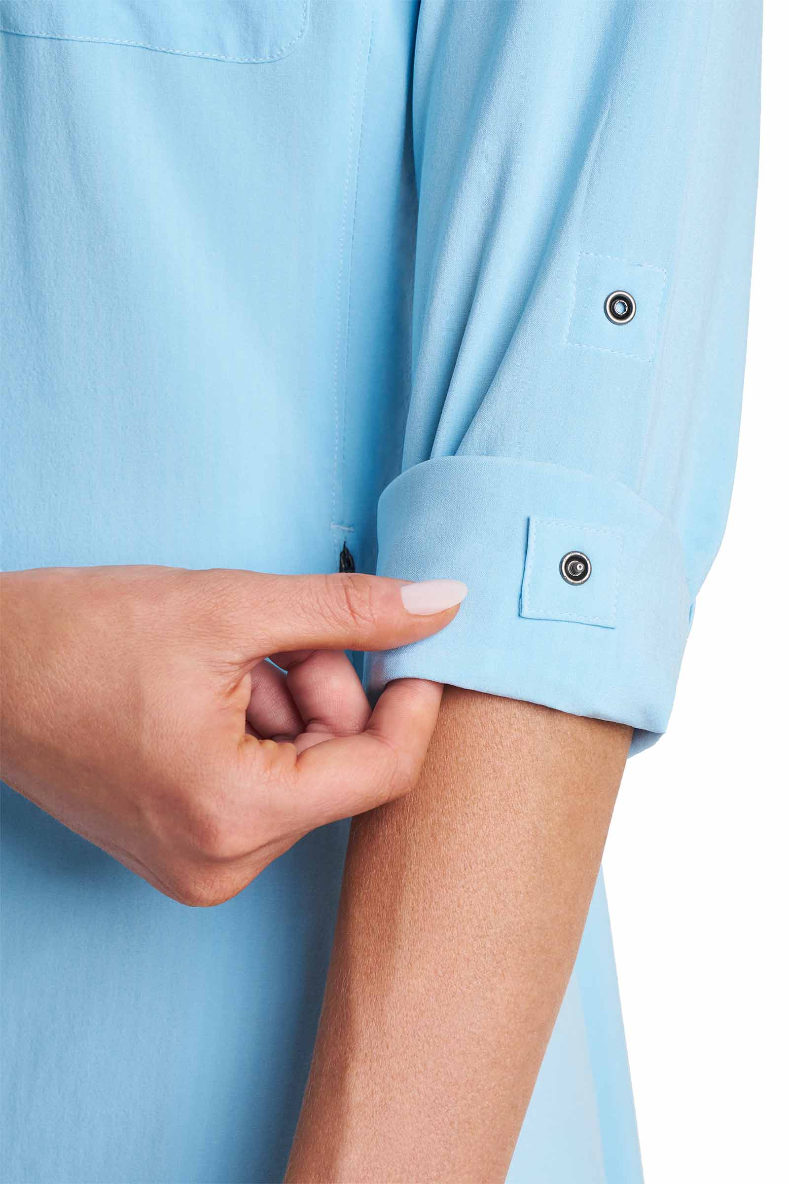 Women's Malta Travel Dress | Arctic Blue Stripe - Image 10