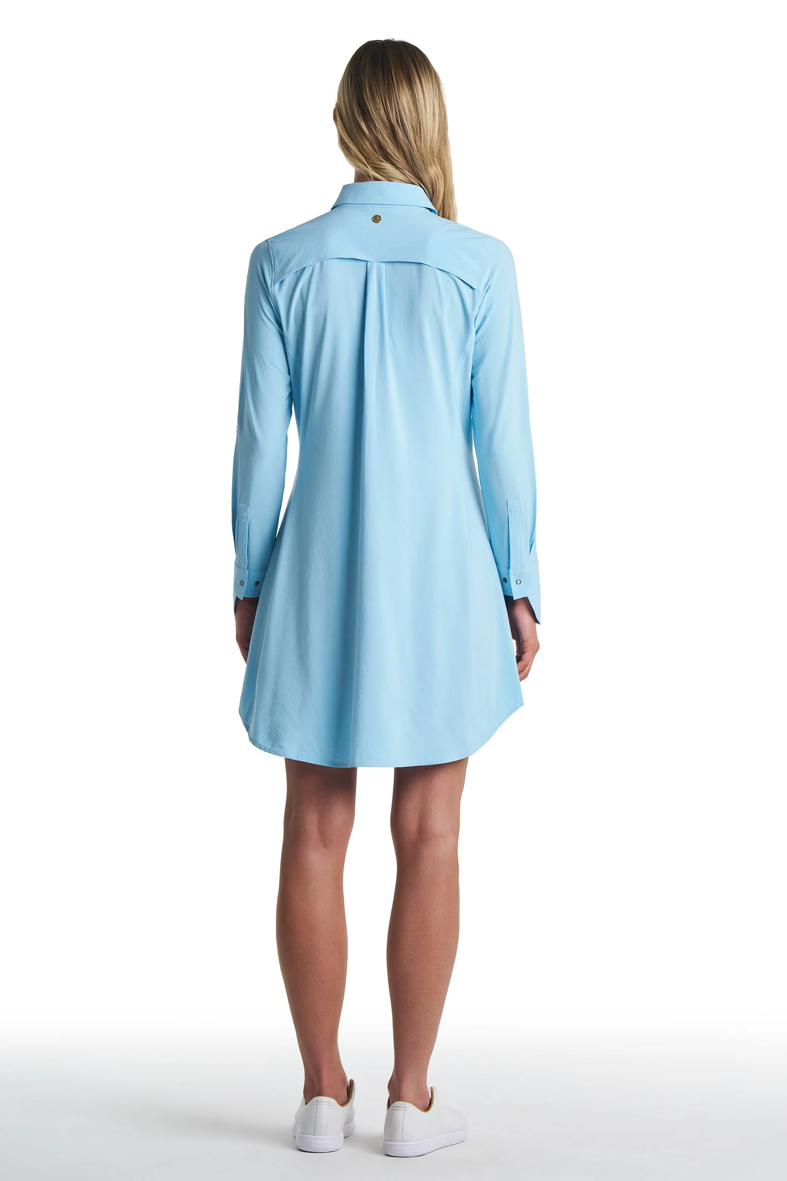 Women's Malta Travel Dress | Arctic Blue Stripe - Image 5