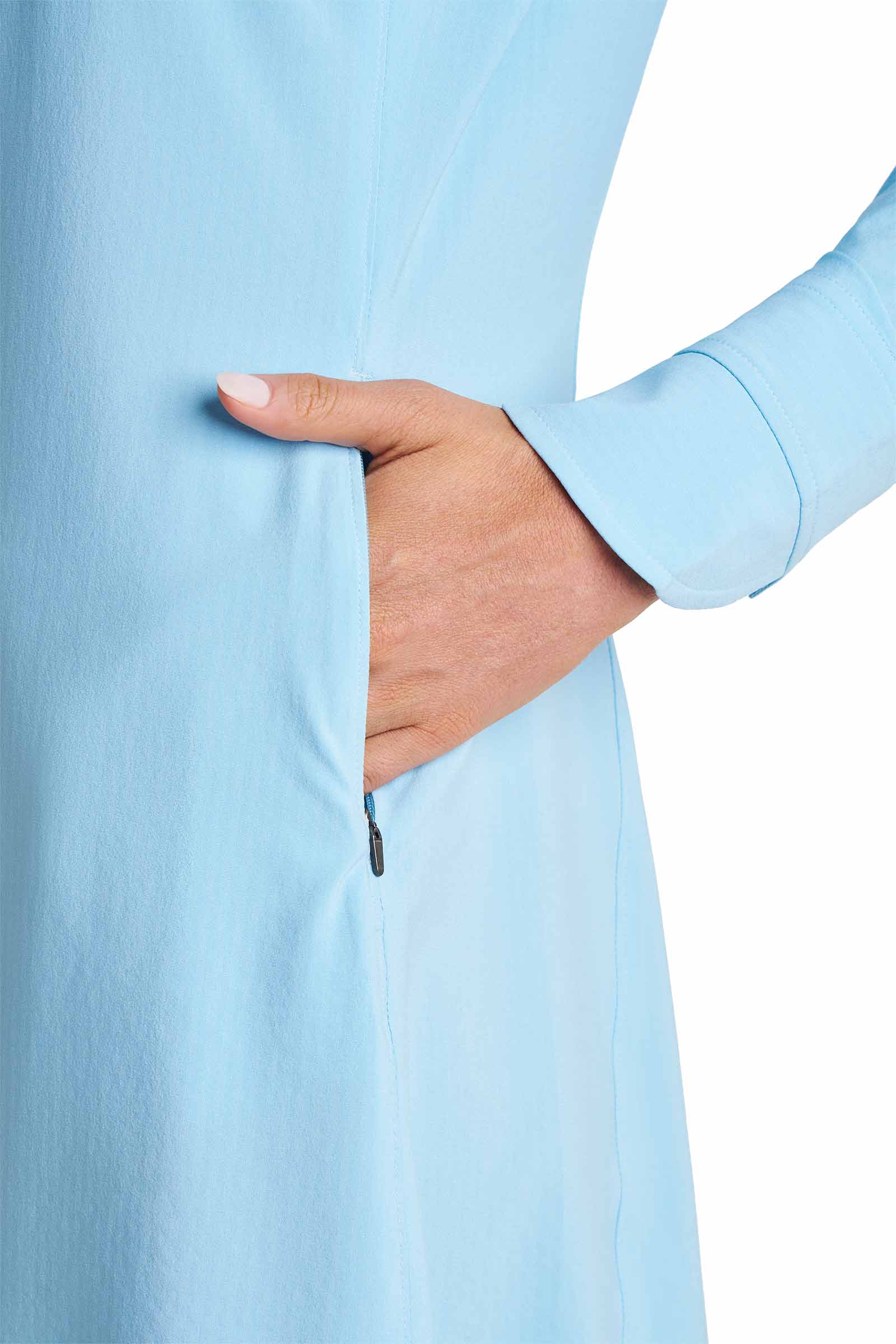 Women's Malta Travel Dress | Arctic Blue Stripe - Image 7
