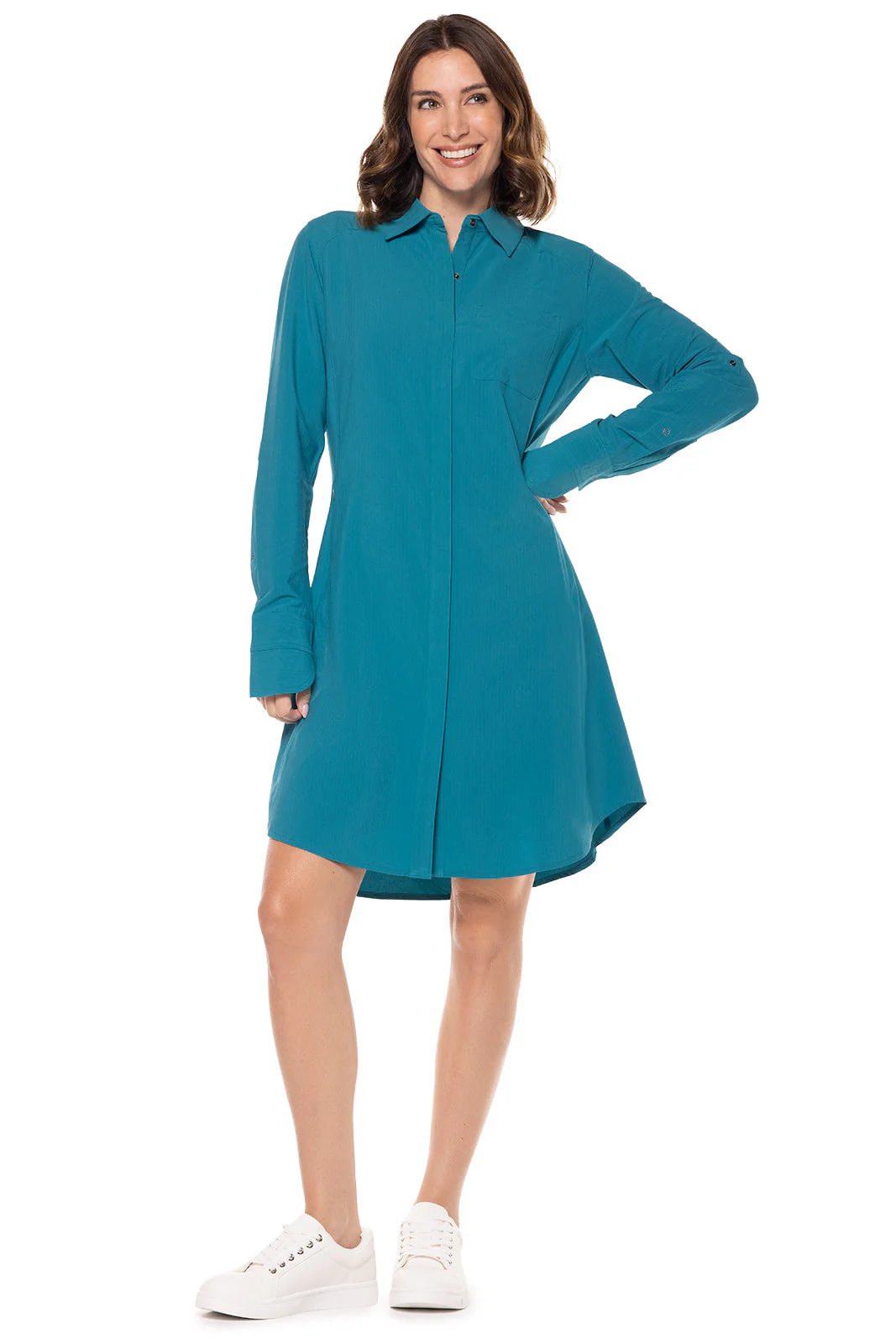 Women's Malta Travel Shirt Dress | Regular Parent - Image 5