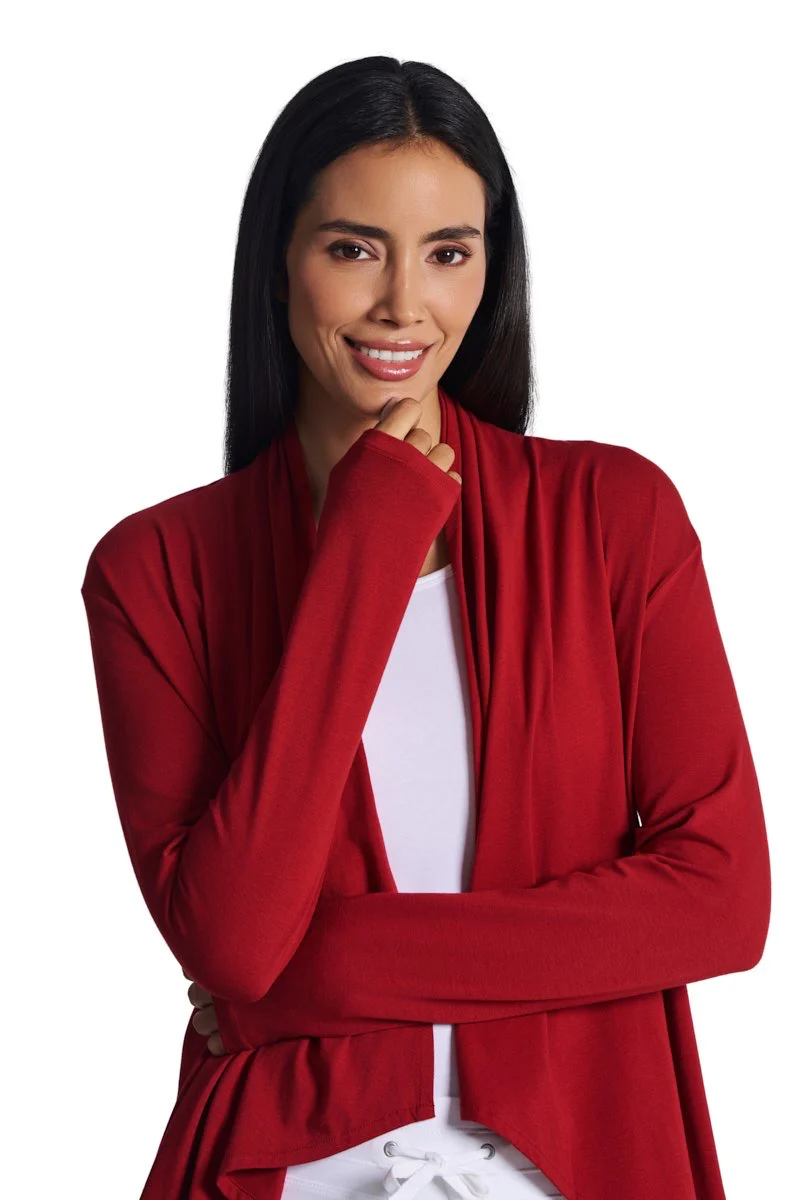 Women's Marietas Sun Wrap | Cherry - Image 6