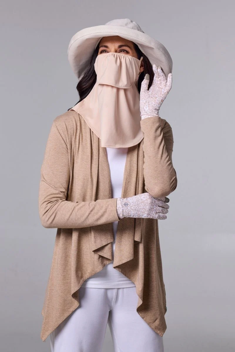 Women's Marietas Sun Wrap | Dark Taupe Heather - Image 7