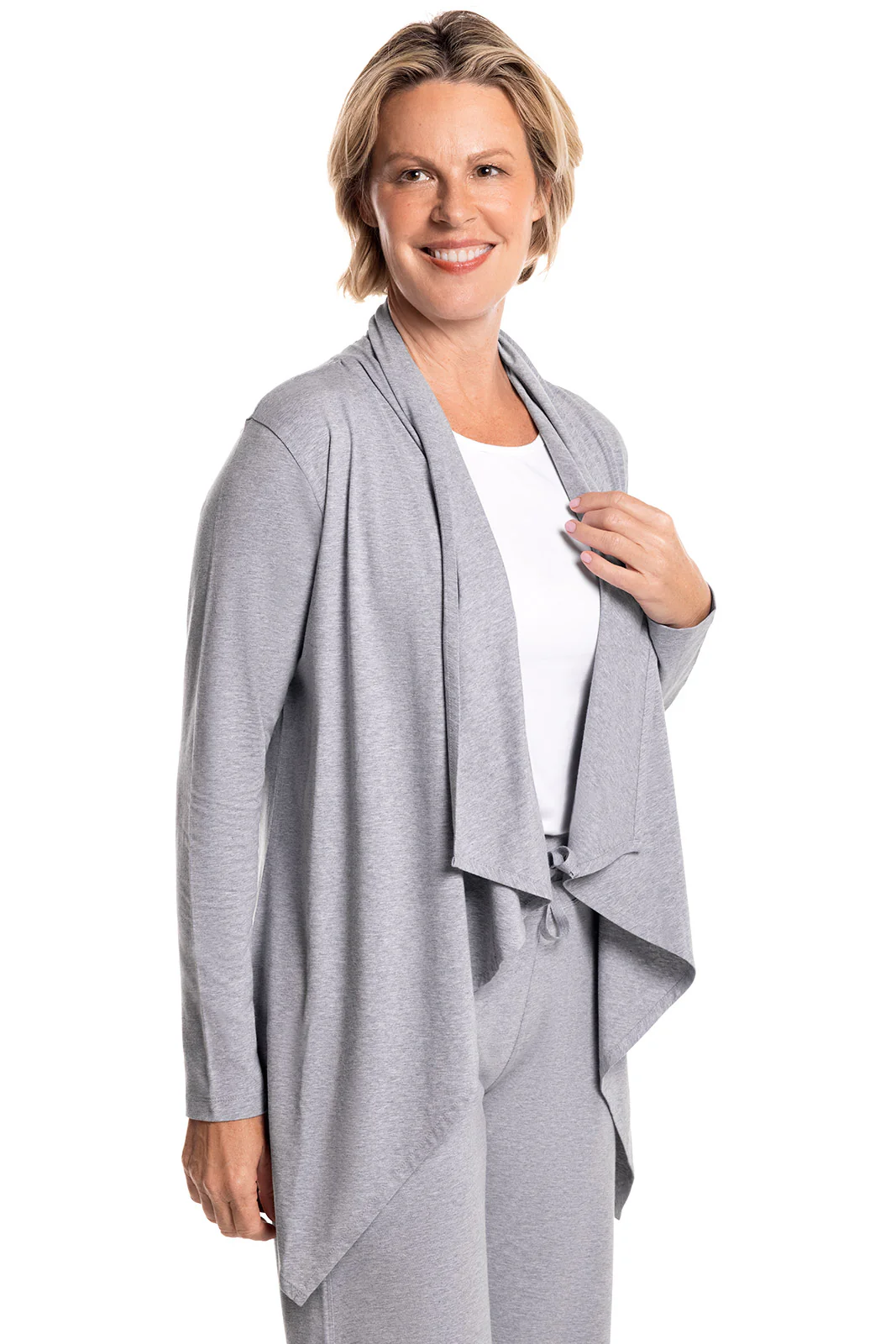 Women's Marietas Sun Wrap | Grey Heather - Image 3