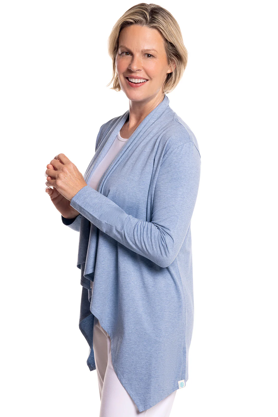Women's Marietas Sun Wrap | Light Blue Heather - Image 2