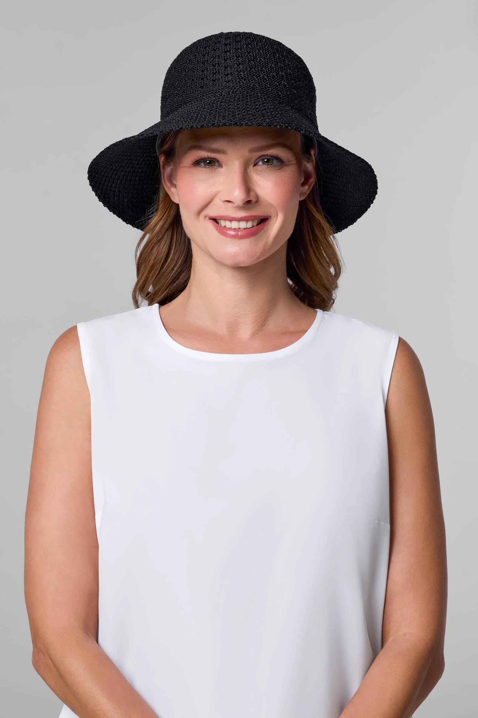 Marina Cloche Sun Hat | Black - Image 3