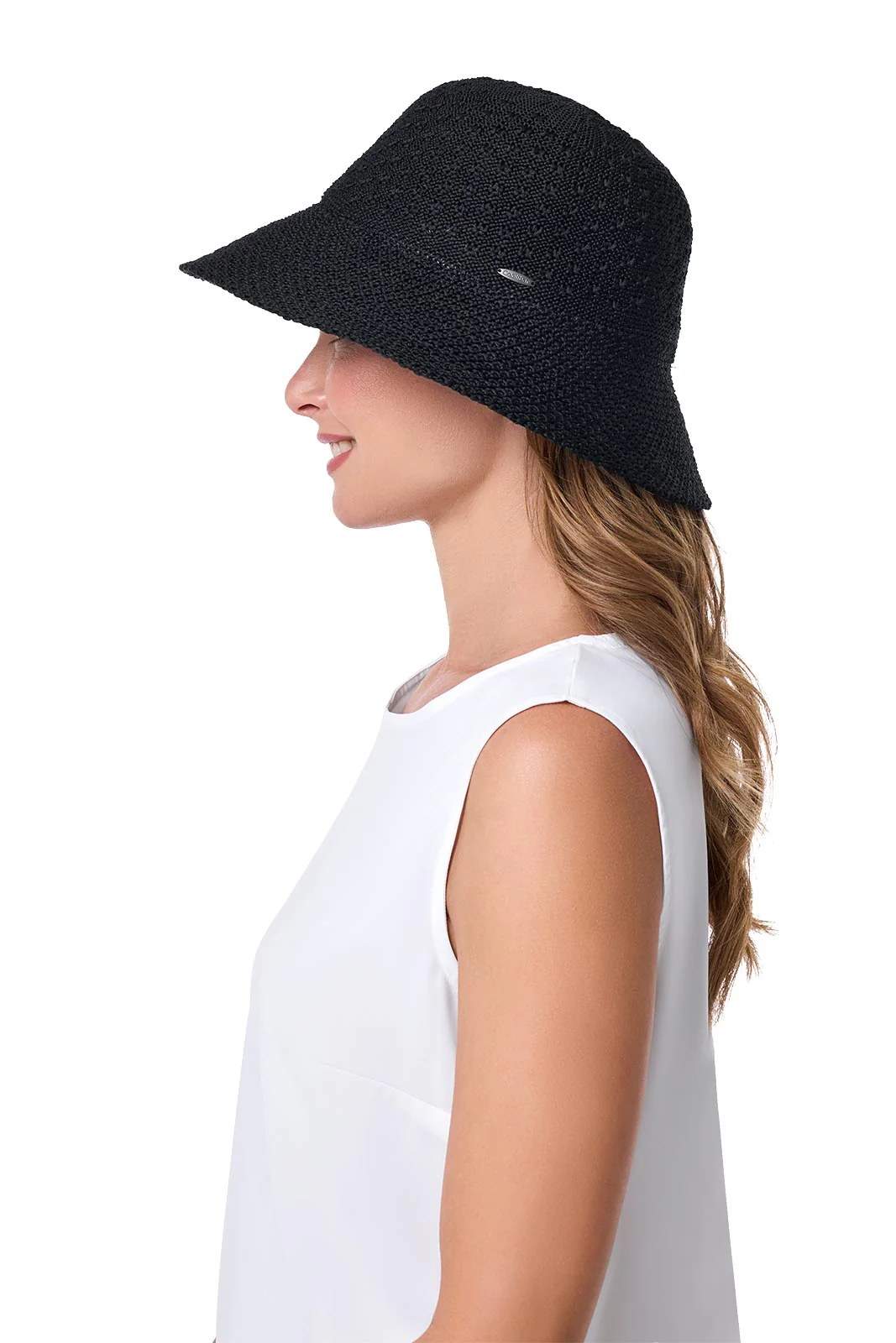 Marina Cloche Sun Hat | Black - Image 4