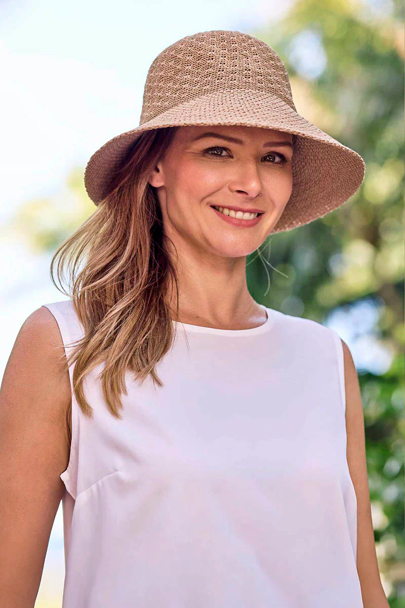 Marina Cloche Sun Hat | Tan - Image 8