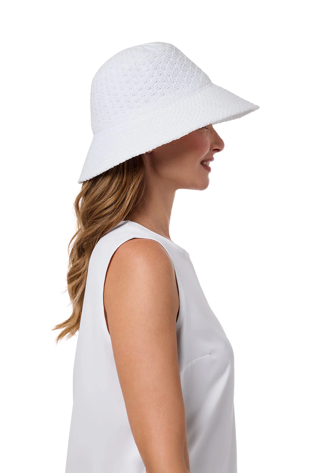 Marina Cloche Sun Hat | White - Image 6