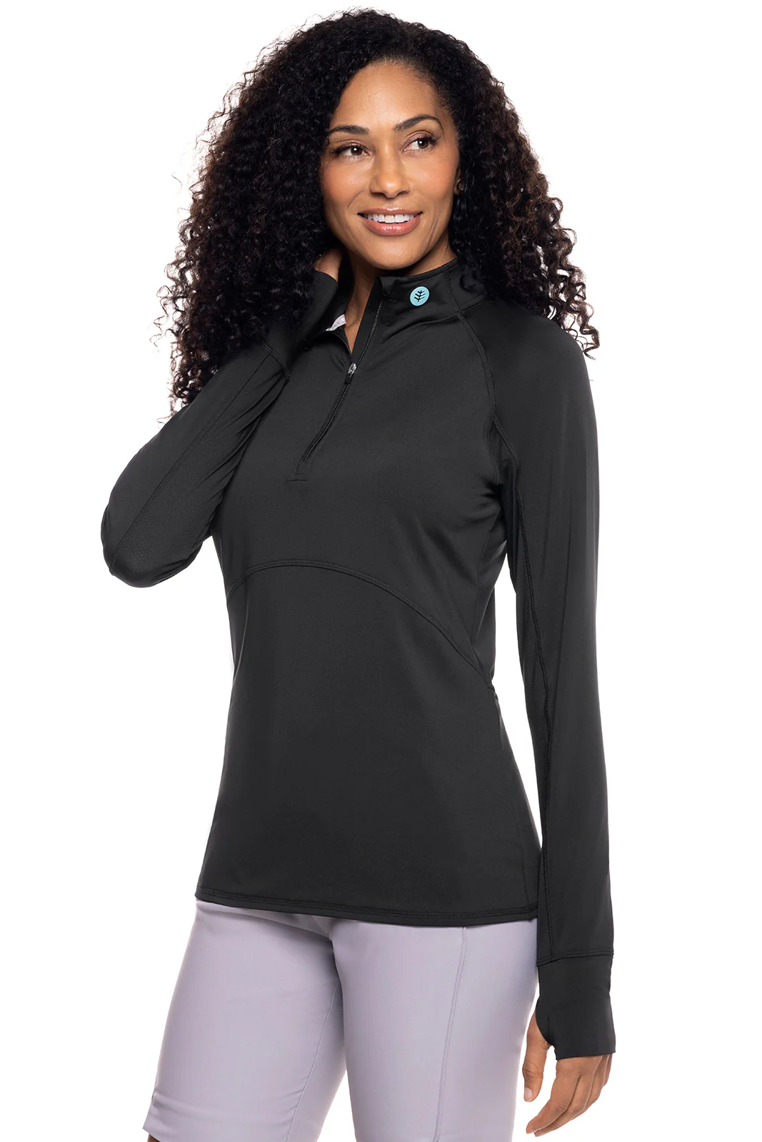 Women's Match Play Golf Pullover | Black - Image 2