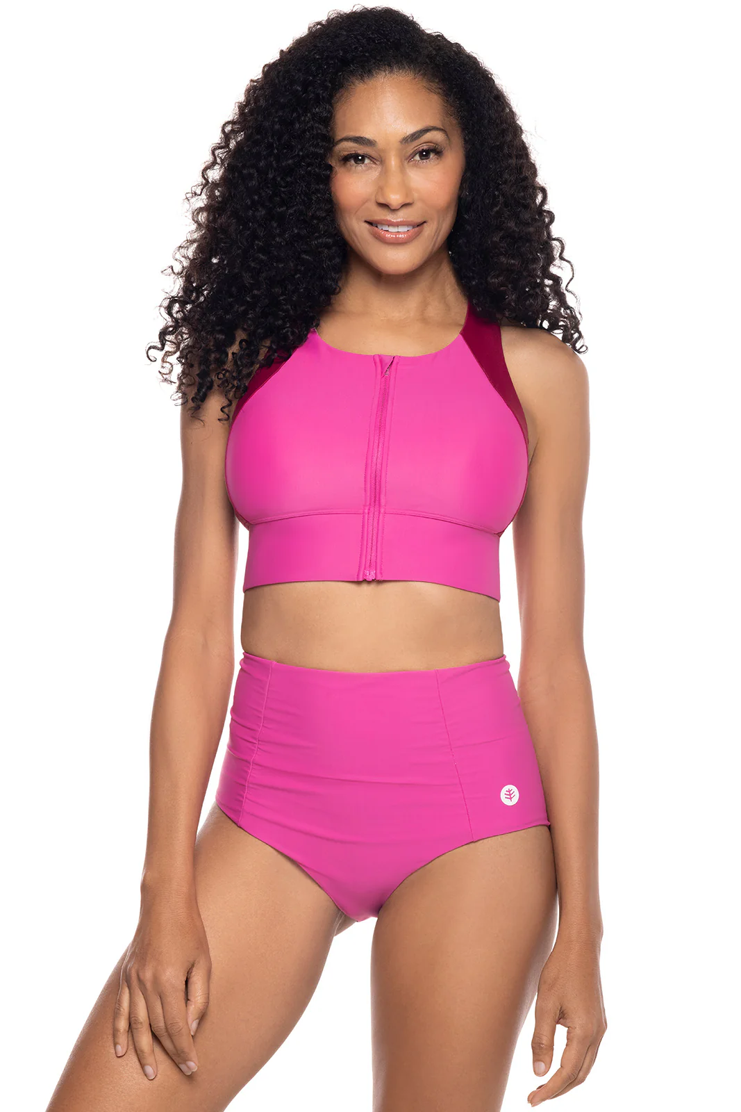 Women's Medley Zip-Up Swim Bra | Regular Parent - Image 4