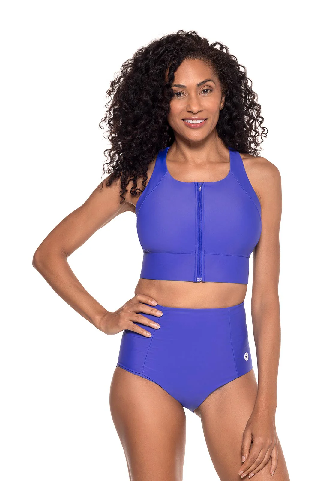 Women's Medley Zip-Up Swim Bra | Regular Parent - Image 5