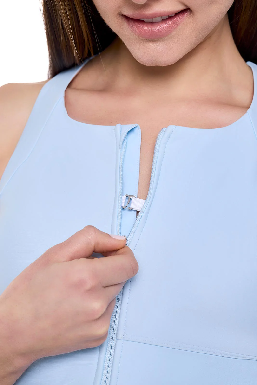 Women's Medley Zip-Up Swim Bra | Skyride - Image 5