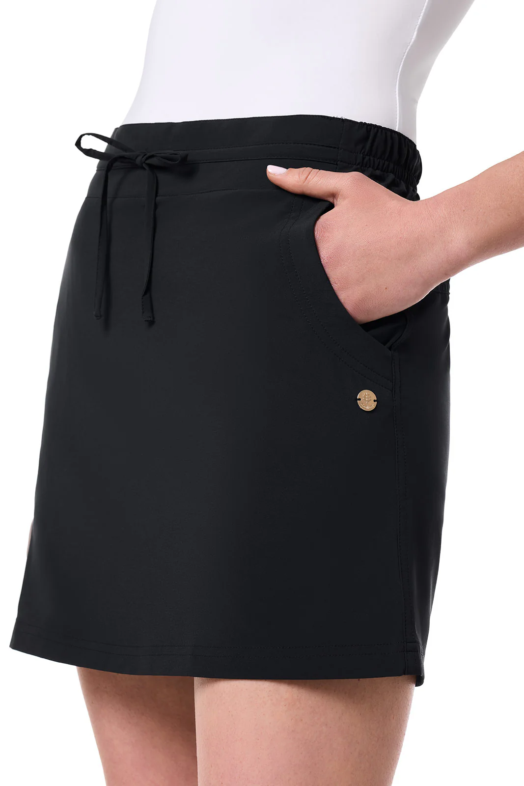 Women's Mendocino Travel Skort | Black - Image 3